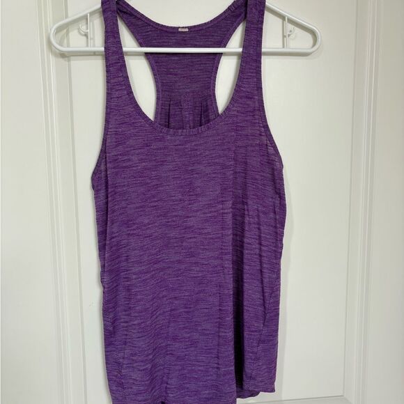 Lululemon heathered racerback salute the sun tank top size 6 - Picture 1 of 12